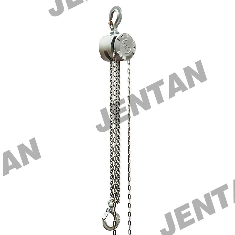 Compact and lightweight VX aluminum manual hoist – portable use