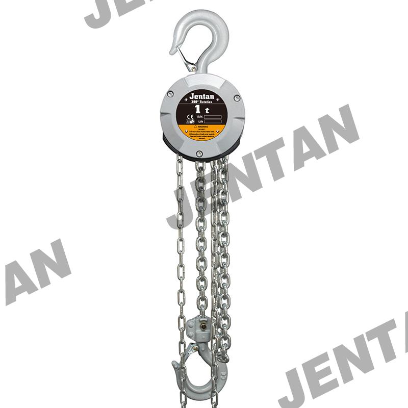 Front View of JTVX 360 Rotation Aluminum Chain Hoist