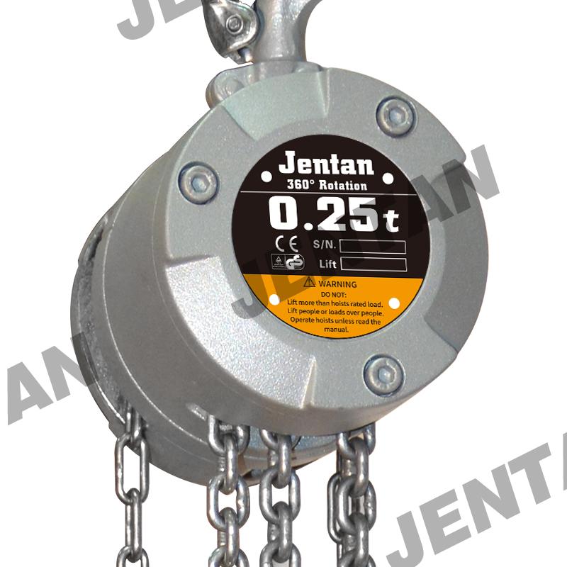 High strength aluminum body with safety hooks – VX hoist