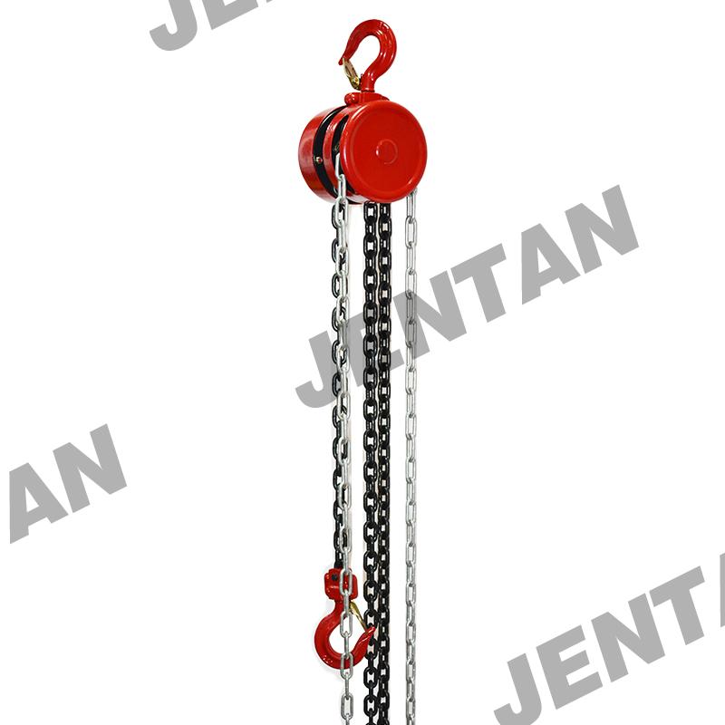 Side profile of SK Eco Round Chain Hoist with low headroom