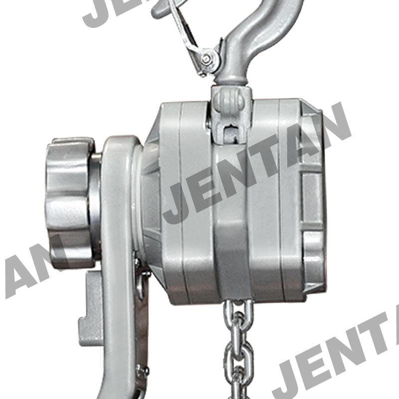 360-degree curved handle of aluminum chain hoist