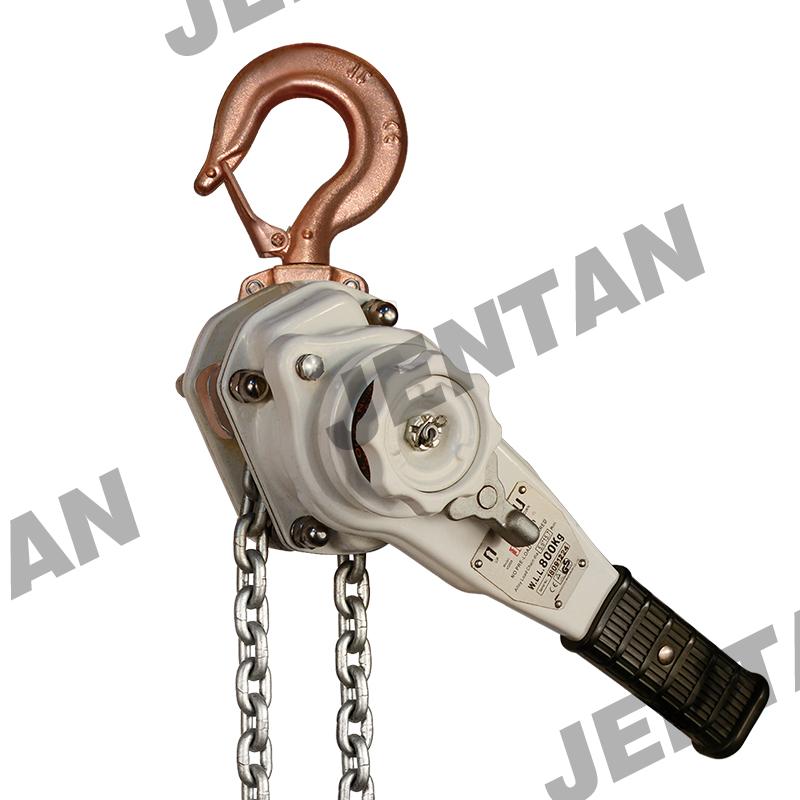 Side Profile of JTVG-B Lever Hoist for Hazardous Environments