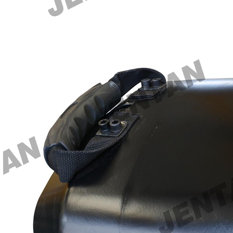 Side view of JTDG Electric Chain Hoist with compact design