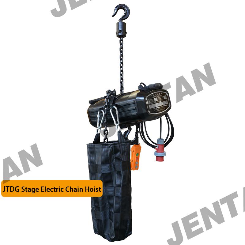 Front view of JTDG Stage Electric Chain Hoist for stage use
