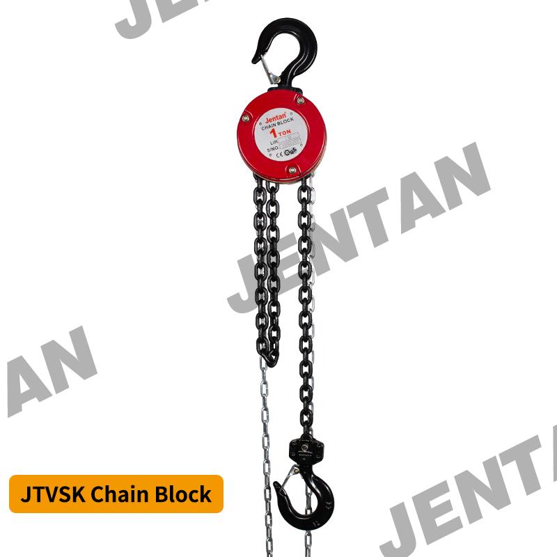 JTVSK Chain Hoist front view with low headroom design