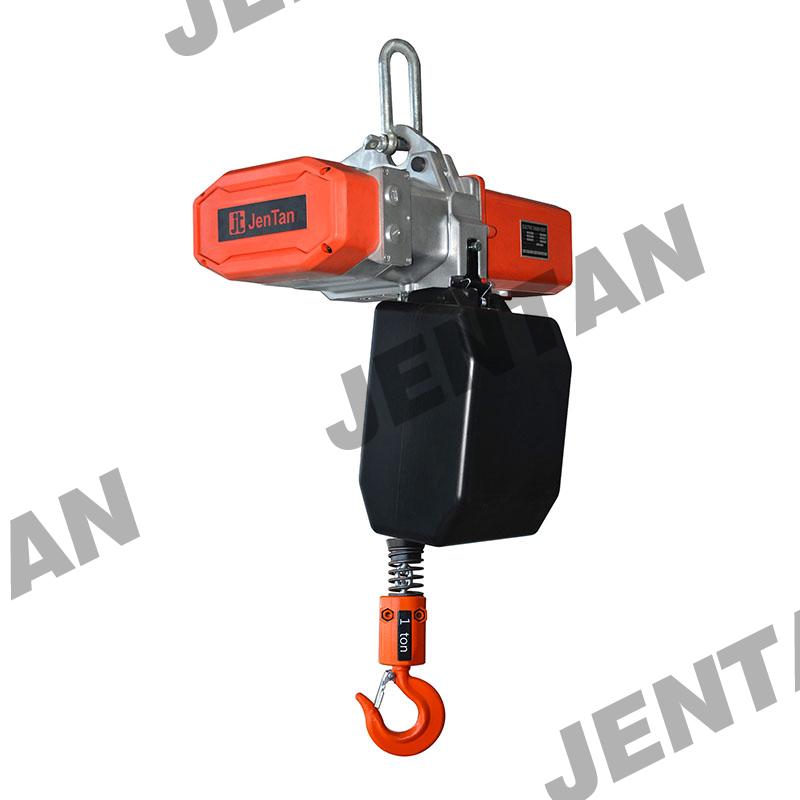 portable lithium chain hoist lifting hook