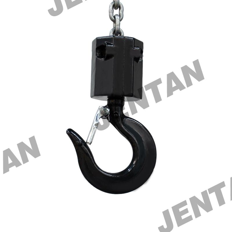 Internal gear and chain guide of air chain hoist