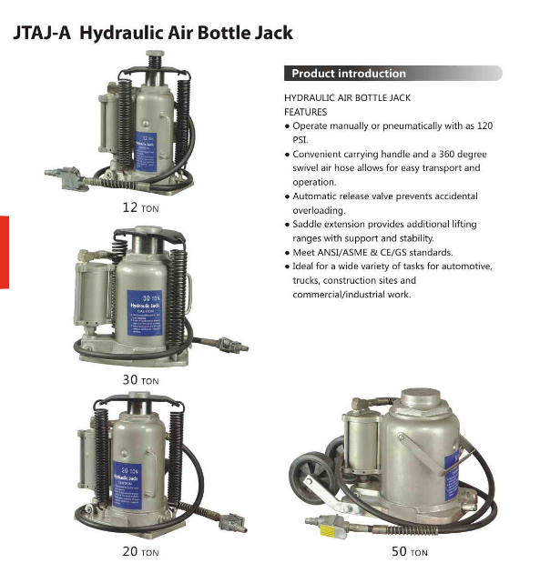 Hydraulic Air Bottle Jack