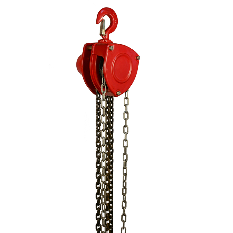 Heavy-duty VU-D manual chain hoist side view