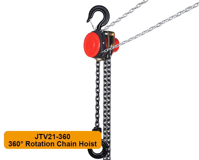 JTV21  360° Rotation Manual Chain Hoist for Flexible Lifting