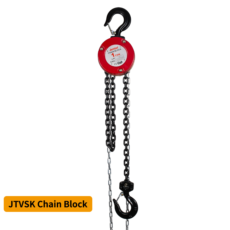 JTVSK Chain Hoist front view with low headroom design
