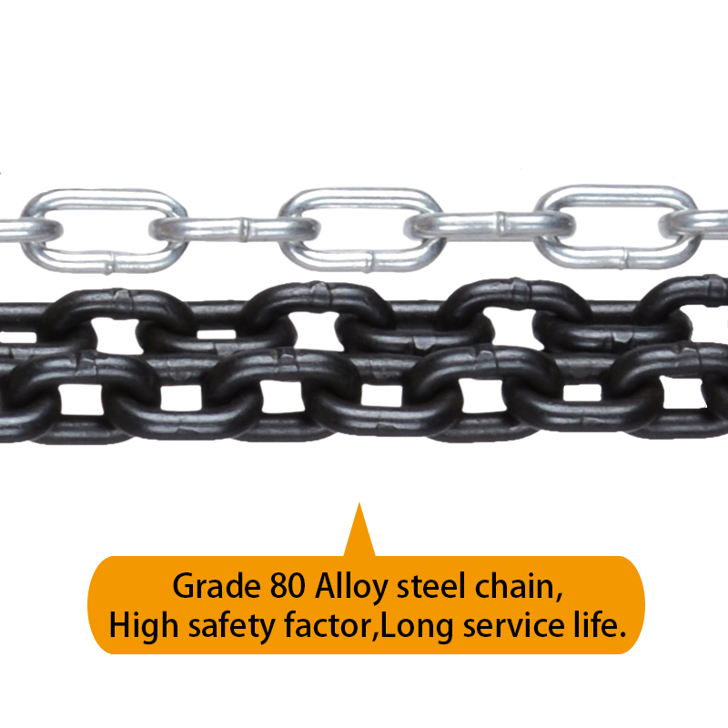 High-strength T8 alloy steel load chain for VU-D chain hoist