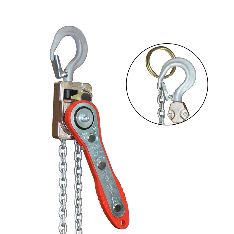 Compact gearless ratchet hoist for fastening jobs