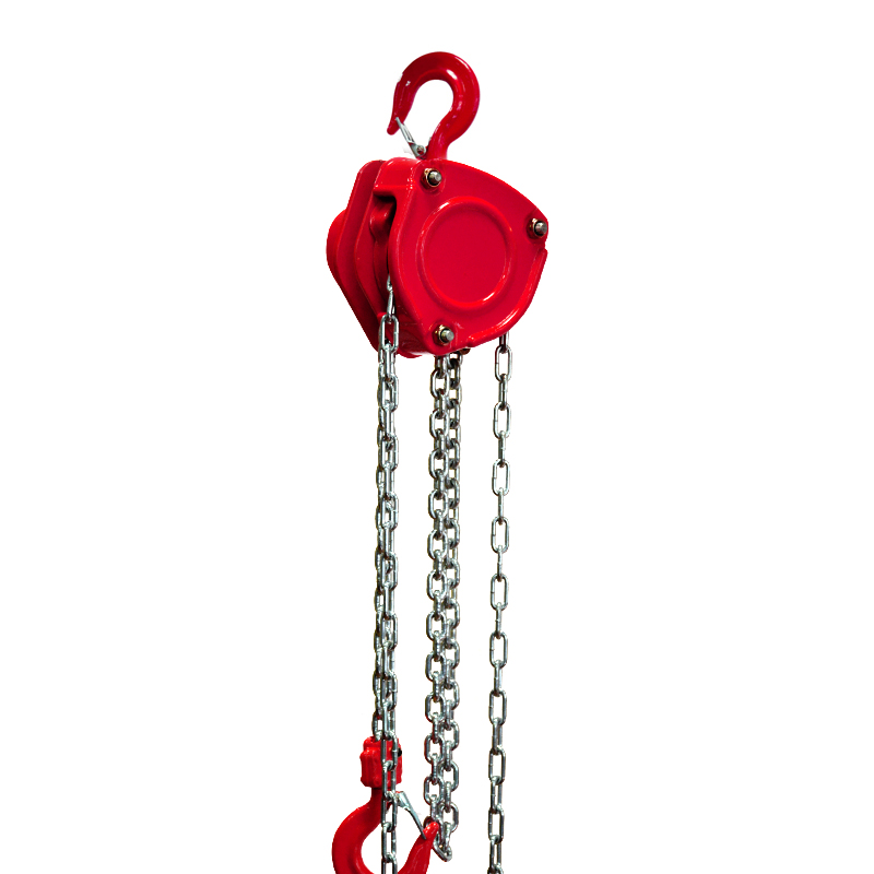 Side view of VS-B Chain Hoist with reinforced steel housing