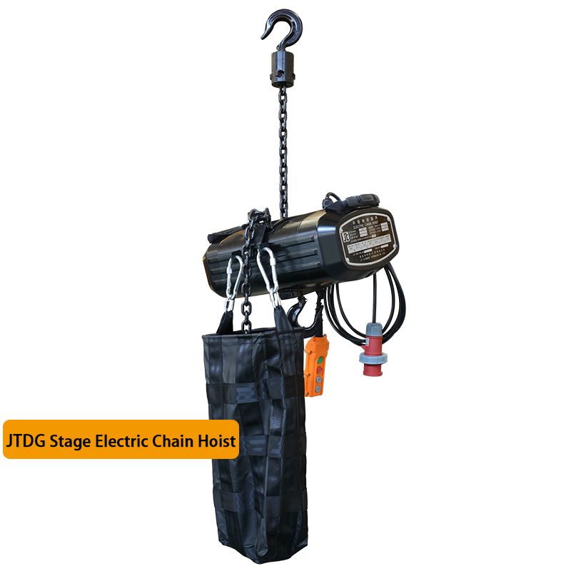 Front view of JTDG Stage Electric Chain Hoist for stage use