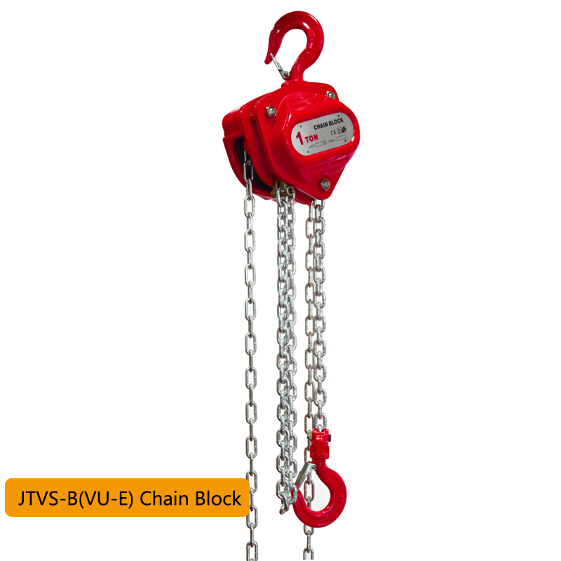 Front view of JTVU-E (VS-B) Chain Hoist