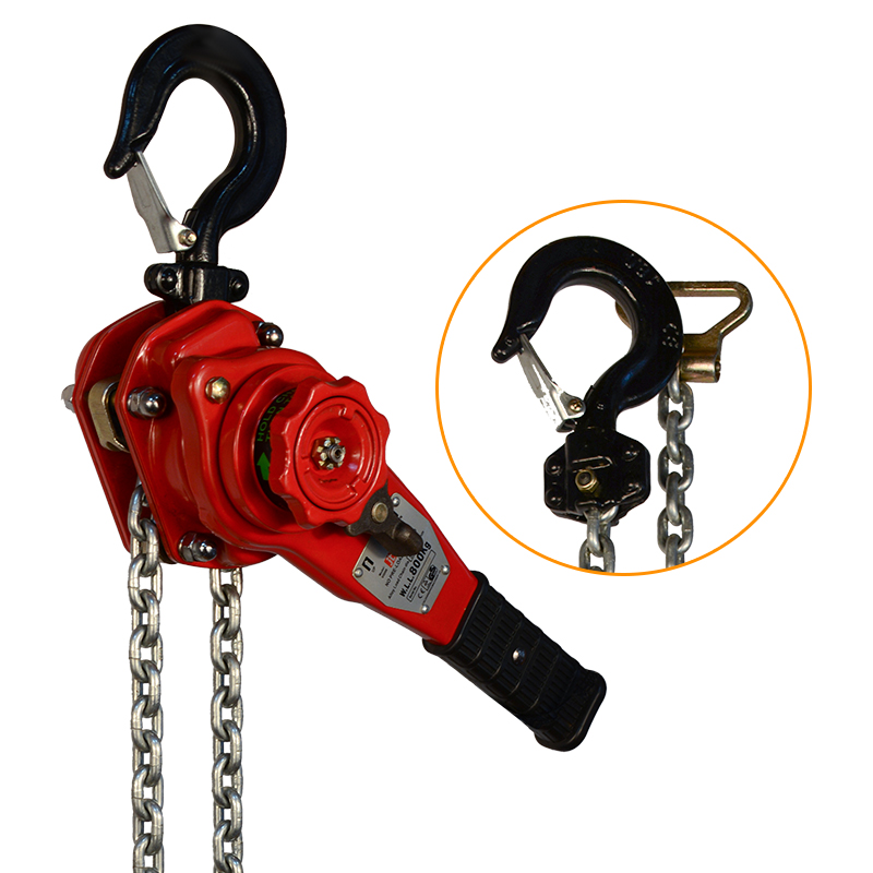 Back View of VG Pro Manual Lever Hoist with Alloy Steel Body