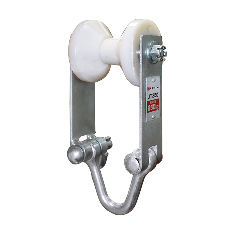 JTPT-KM 250kg round bar trolley for single round steel rail