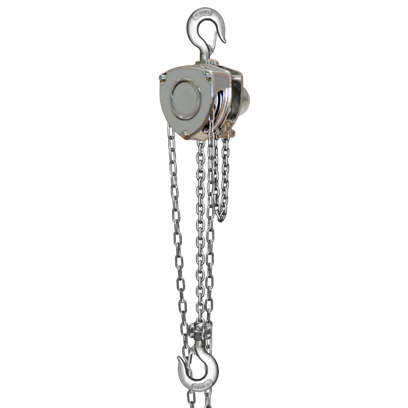Stainless Steel Manual Chain Hoist with Durable Top Hook