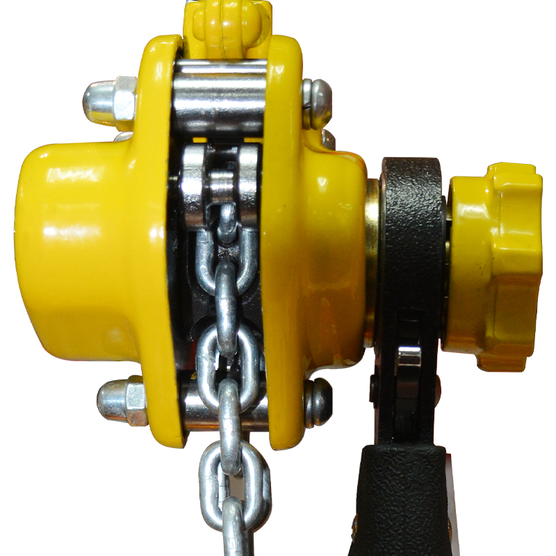 Compact iron lever hoist lightweight operation