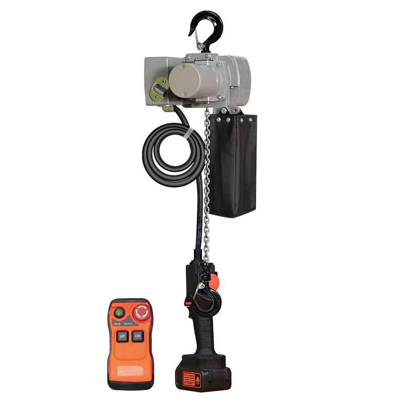 LED battery and load display on JTVBS-LI battery chain hoist