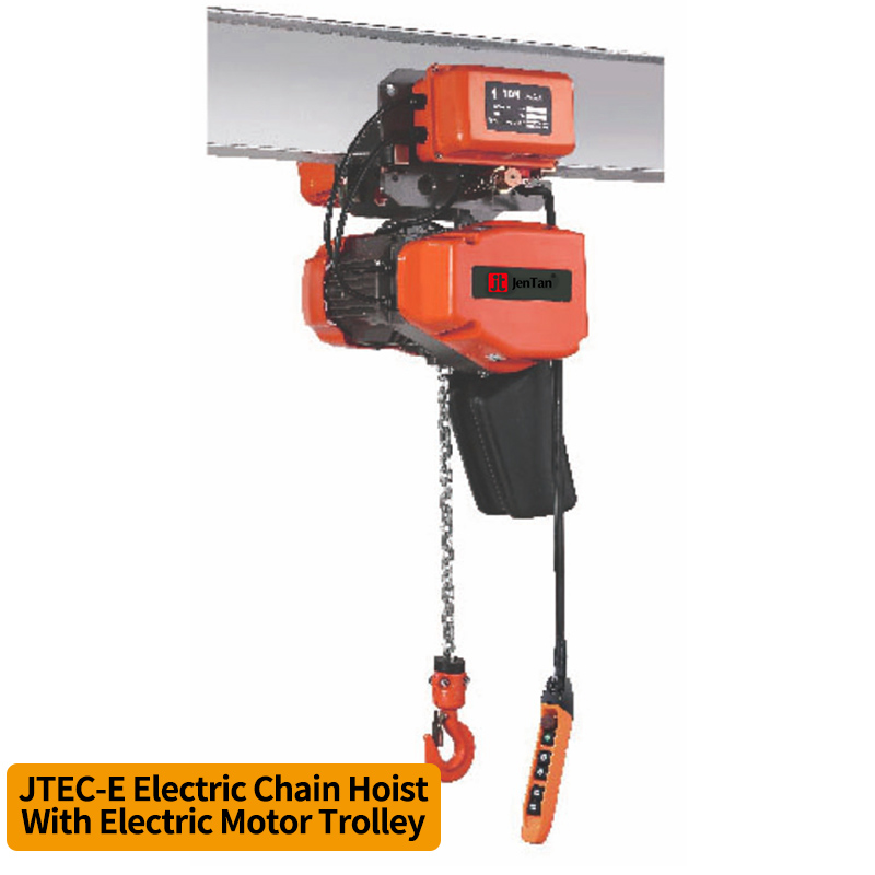 Side angle of compact electric chain hoist
