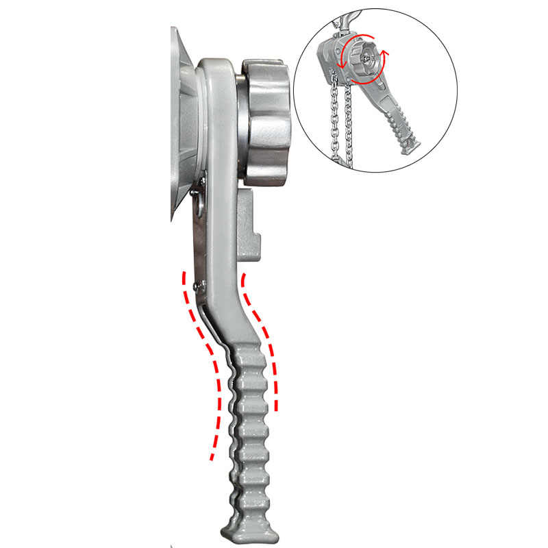 JTAGP sealed aluminium lever hoist brake and gearbox detail