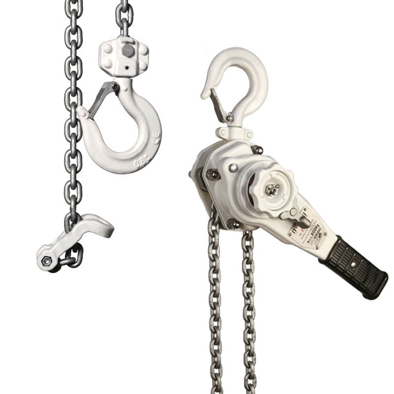 Marine grade lever hoist side view by chain hoist manufacturer