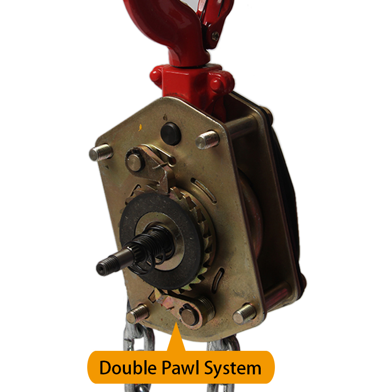 Ergonomic ratchet handle design for JTVP lever hoist