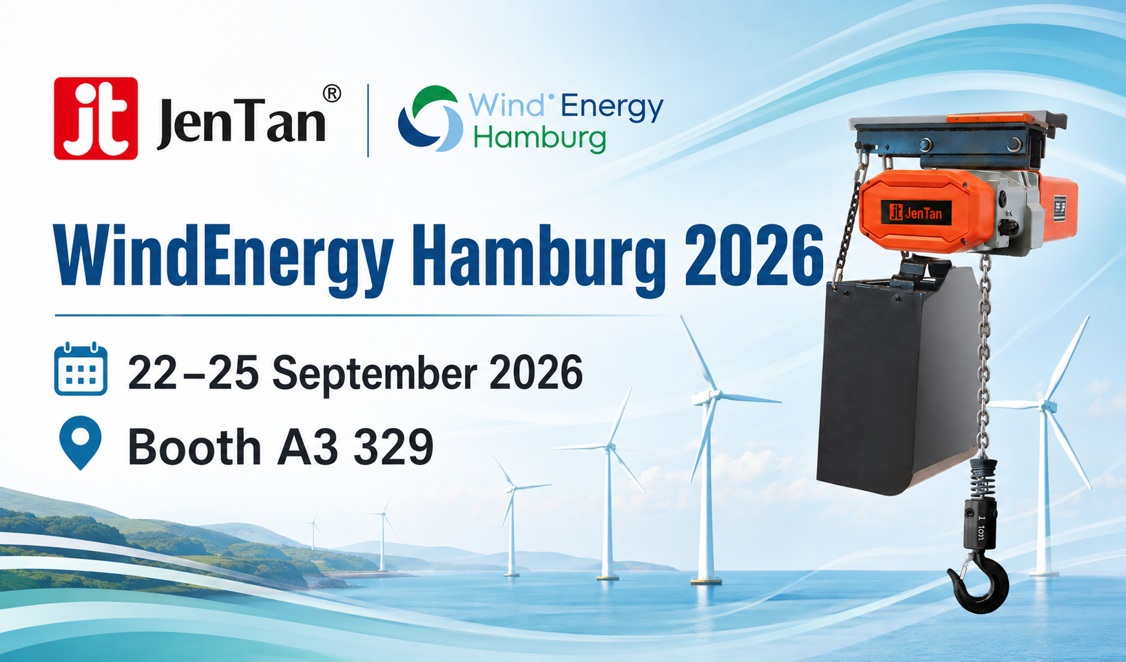 Meet Jentan at WindEnergy Hamburg 2026