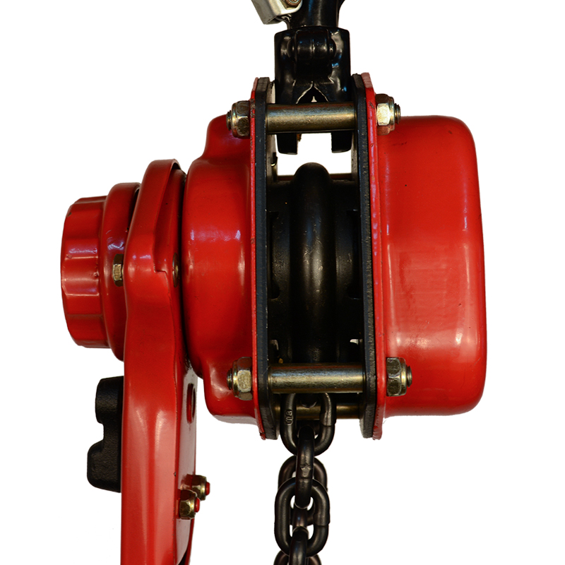 Heavy-duty chain lever block G80 chain hoist side view
