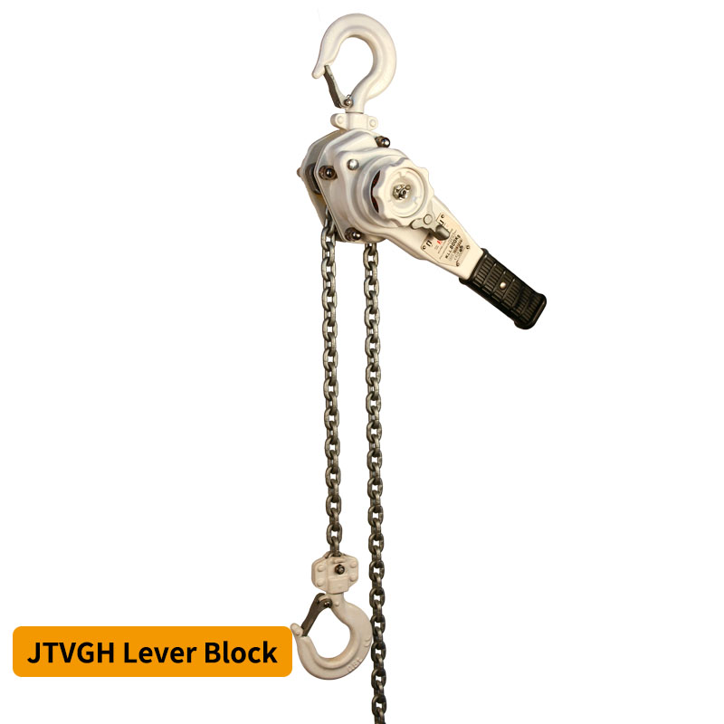 Front view of subsea lever hoist from chain hoist manufacturer