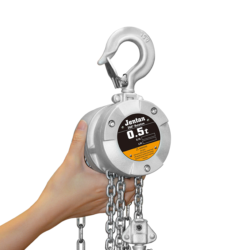 VX 0.25T aluminum chain hoist front view – hot sale model