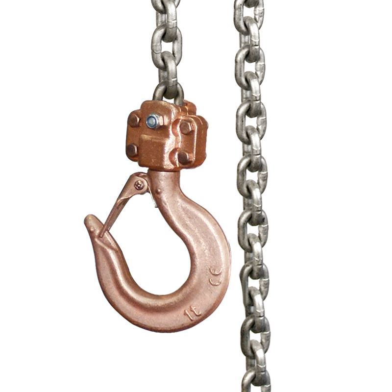 clutch hand wheel on VG-B spark resistant lever hoist