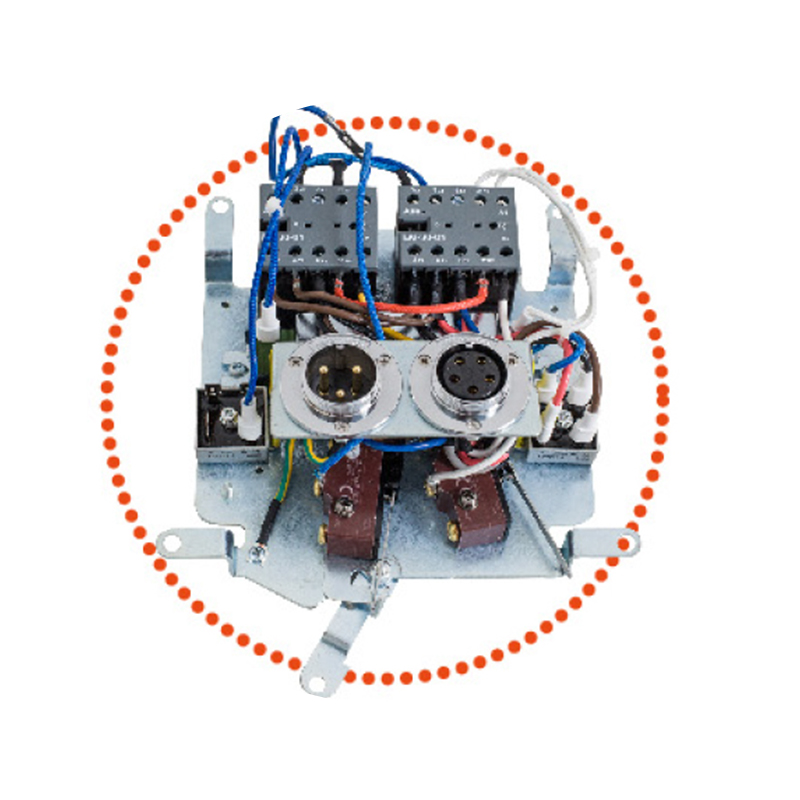 Internal contactor component in mini winch