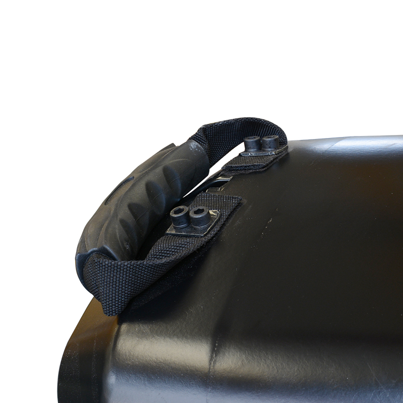 Side view of JTDG Electric Chain Hoist with compact design