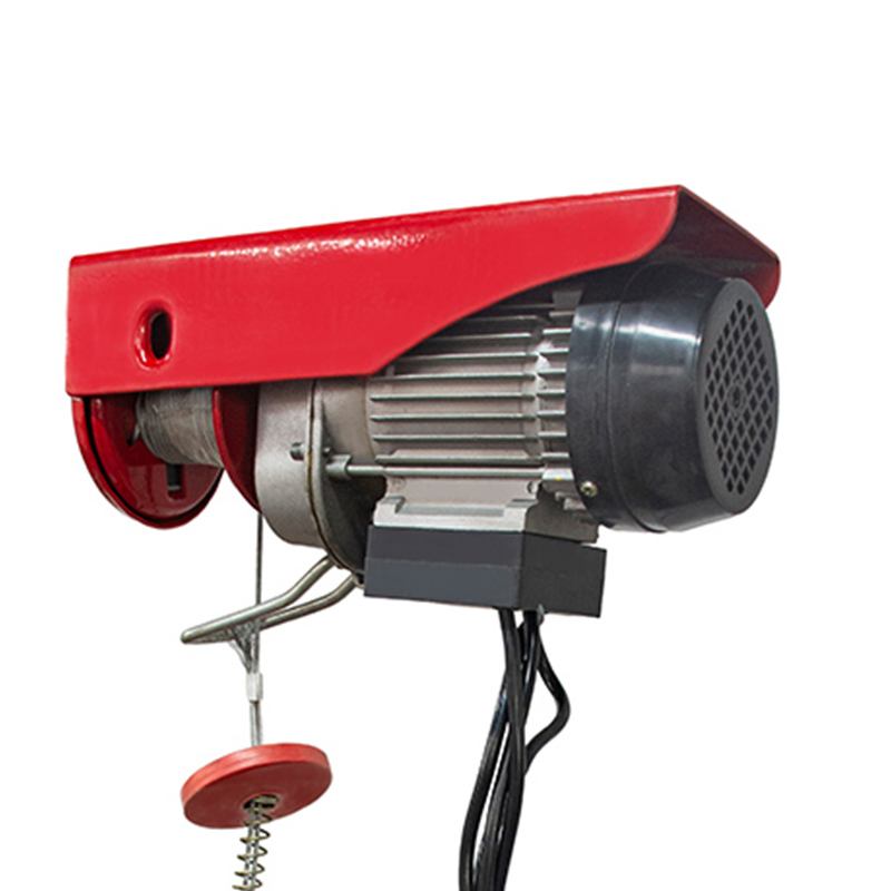 Compact electric wire hoist for workshop lifting