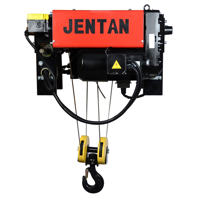 JTEC-G VFD wire rope hoist with trolley and steel wire rope lifting system