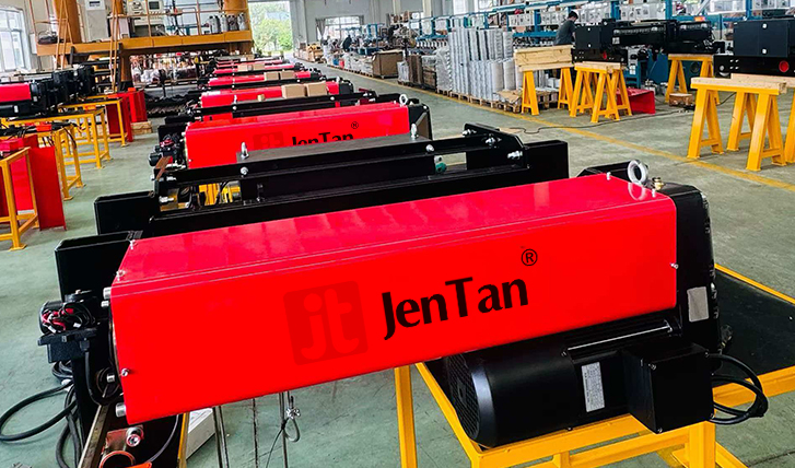 JTEC-G Electric Wire Rope Hoist with VFD Enters Mass Production